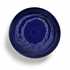 Plat de Service Feast M Lapis Lazuli Swirl-Dots Blanc