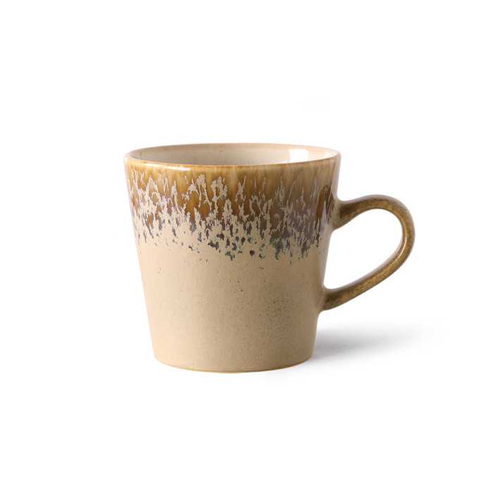 70s Ceramics: americano mug, bark