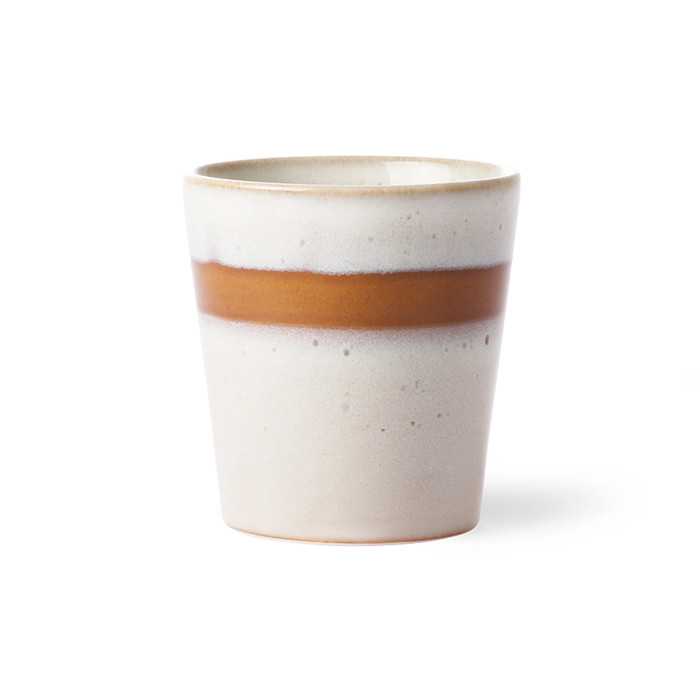 70s Ceramics coffee mug snow