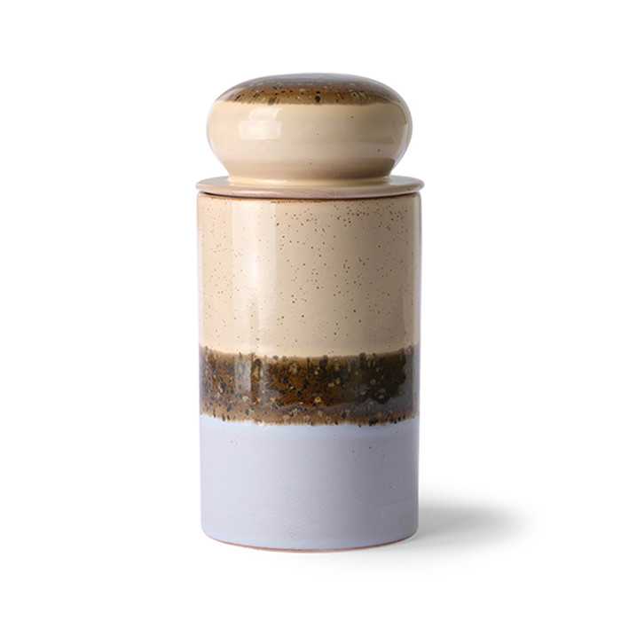 70s Ceramics: storage jar, lake