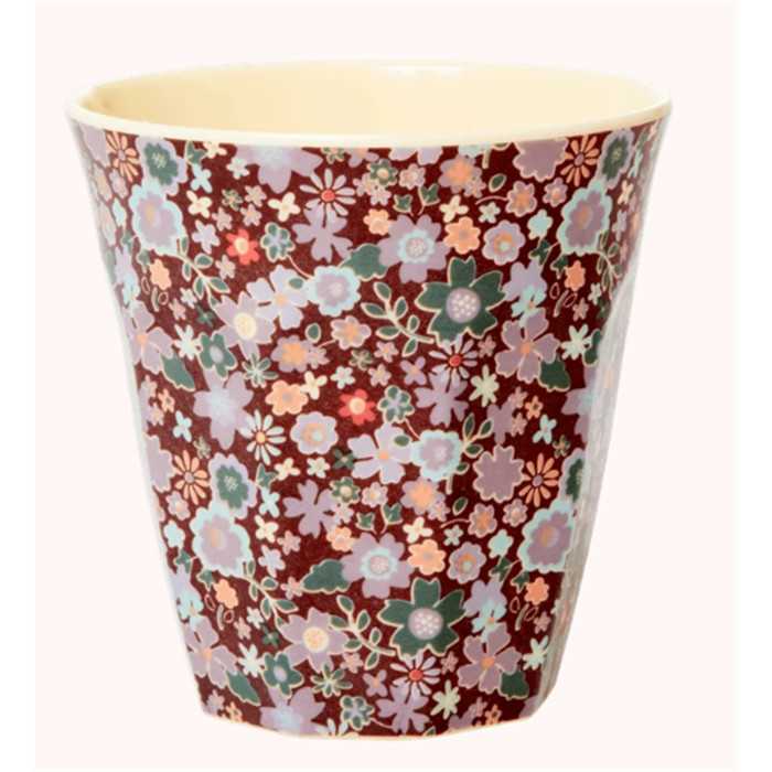 Melamine Cup-Medium-Fall Floral